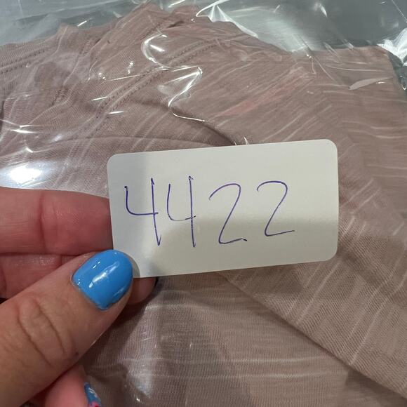 THEORY Men's Essential Tee Cosmos E Stripe T-Shirt Size S In Viola/White - Picture 7 of 7